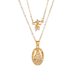 Bulk Jewelry Wholesale gold alloy straw man necklace JDC-NE-A353 Wholesale factory from China YIWU China