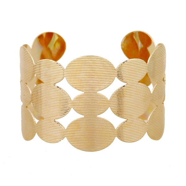 Bulk Jewelry Wholesale gold alloy strip geometric bracelets JDC-BT-e024 Wholesale factory from China YIWU China