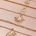 Bulk Jewelry Wholesale gold alloy sun portrait Necklace JDC-NE-GSE004 Wholesale factory from China YIWU China