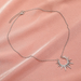 Bulk Jewelry Wholesale gold alloy sunflower pendant necklace JDC-NE-D672 Wholesale factory from China YIWU China