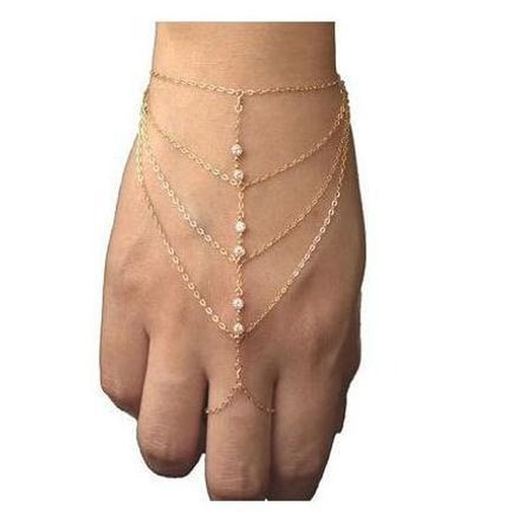 Bulk Jewelry Wholesale gold alloy tassel bracelet JDC-BT-RL019 Wholesale factory from China YIWU China