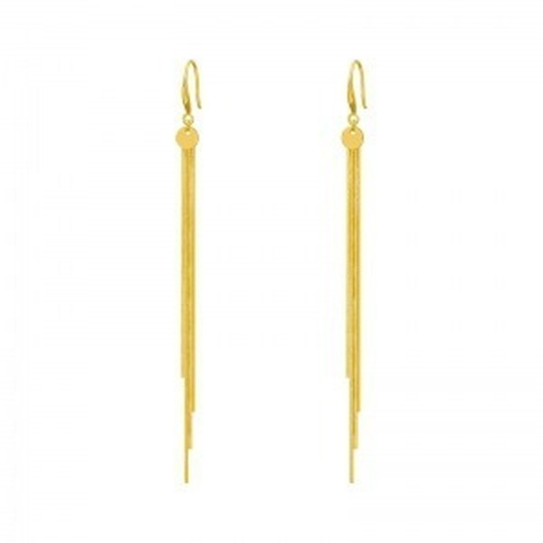 Bulk Jewelry Wholesale gold alloy tassel earrings JDC-ES-RL024 Wholesale factory from China YIWU China