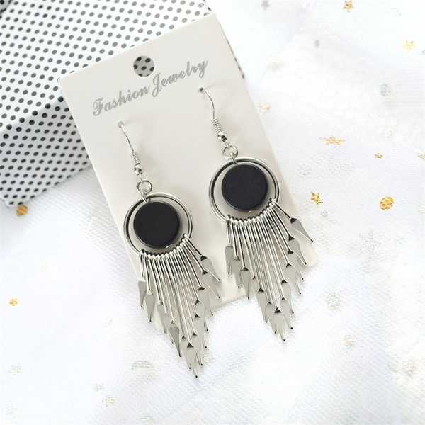 Bulk Jewelry Wholesale gold alloy tassel geometric Earrings JDC-ES-D431 Wholesale factory from China YIWU China