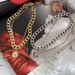 Bulk Jewelry Wholesale gold alloy thick chain double necklaces JDC-NE-sf006 Wholesale factory from China YIWU China