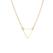 Bulk Jewelry Wholesale gold alloy triangle Necklaces JDC-NE-RXD004 Wholesale factory from China YIWU China