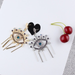 Bulk Jewelry Wholesale gold alloy water-encrusted drill large eye earrings JDC-ES-V062 Wholesale factory from China YIWU China