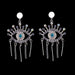 Bulk Jewelry Wholesale gold alloy water-encrusted drill large eye earrings JDC-ES-V062 Wholesale factory from China YIWU China