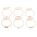 Bulk Jewelry Wholesale gold alloy women's letter set bracelet JDC-BT-D542 Wholesale factory from China YIWU China