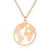 Bulk Jewelry Wholesale gold alloy world map necklace JDC-NE-A327 Wholesale factory from China YIWU China