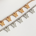 Bulk Jewelry Wholesale gold and silver alloy butterfly anklet  JDC-AS-e051 Wholesale factory from China YIWU China
