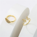 Bulk Jewelry Wholesale gold arrow geometric opening Rings JDC-RS-ag062 Wholesale factory from China YIWU China