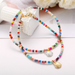 Bulk Jewelry Wholesale gold Bohemian style colorful Beaded Anklet JDC-AS-F326 Wholesale factory from China YIWU China