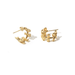 Wholesale Gold Brass Irregular Line Wrap Earrings JDC-ES-YWLY055 Earrings 丽轶 Wholesale Jewelry JoyasDeChina Joyas De China