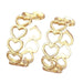 Wholesale gold butterfly style copper fashion Earrings JDC-ES-WN033 Earrings 薇妮 TER1078 Wholesale Jewelry JoyasDeChina Joyas De China