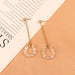 Wholesale gold color alloy earrings JDC-ES-LSY031 Earrings JoyasDeChina ear studs Wholesale Jewelry JoyasDeChina Joyas De China