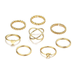 Wholesale Gold Color Alloy Rings Set JDC-RS-F578 Rings JoyasDeChina Wholesale Jewelry JoyasDeChina Joyas De China