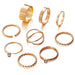 Wholesale Gold Color Alloy Rings Set JDC-RS-F578 Rings JoyasDeChina F128551 alloy Wholesale Jewelry JoyasDeChina Joyas De China