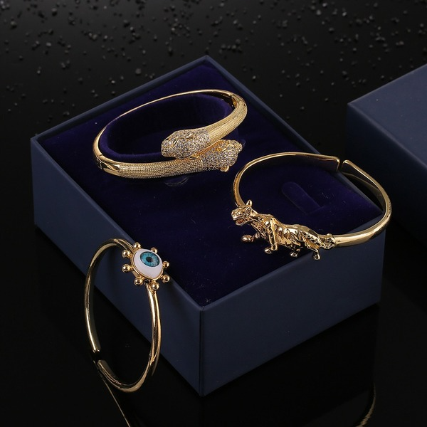 Wholesale gold color electroplated copper Rhinestone bracelet JDC-BT-HX001 Bracelet JoyasDeChina Wholesale Jewelry JoyasDeChina Joyas De China