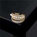 Wholesale gold color electroplated copper zircon rings JDC-RS-AG327 Rings JoyasDeChina Wholesale Jewelry JoyasDeChina Joyas De China