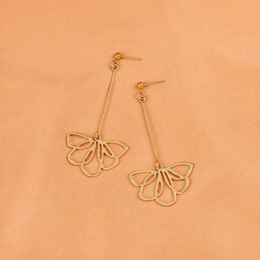 Wholesale gold color flower alloy earrings JDC-ES-LSY009 Earrings JoyasDeChina Wholesale Jewelry JoyasDeChina Joyas De China