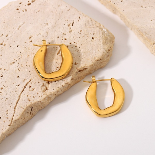 Wholesale gold color stainless steel earrings JDC-ES-JD113 Earrings JoyasDeChina Wholesale Jewelry JoyasDeChina Joyas De China