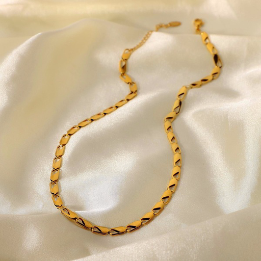Wholesale gold color stainless steel necklaces JDC-NE-JD110 necklaces JoyasDeChina Wholesale Jewelry JoyasDeChina Joyas De China