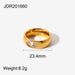 Wholesale gold color stainless steel rings JDC-RS-JD066 Rings JoyasDeChina JDR201660 NO.6 Wholesale Jewelry JoyasDeChina Joyas De China
