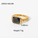 Wholesale gold color stainless steel rings JDC-RS-JD068 Rings JoyasDeChina JDR201463-BK NO.6 Wholesale Jewelry JoyasDeChina Joyas De China