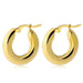 Wholesale Gold Color Zinc Alloy Earrings JDC-ES-WN023 Earrings 薇妮 Wholesale Jewelry JoyasDeChina Joyas De China