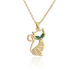 Bulk Jewelry Wholesale gold copper animal Necklaces JDC-NE-ag013 Wholesale factory from China YIWU China