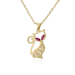 Bulk Jewelry Wholesale gold copper animal Necklaces JDC-NE-ag013 Wholesale factory from China YIWU China