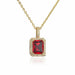 Bulk Jewelry Wholesale gold copper block Necklaces JDC-NE-ag010 Wholesale factory from China YIWU China