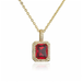 Bulk Jewelry Wholesale gold copper block Necklaces JDC-NE-ag010 Wholesale factory from China YIWU China