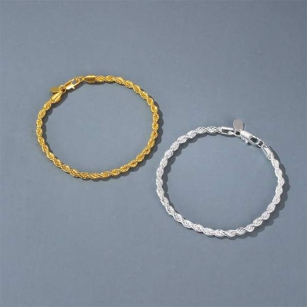 Bulk Jewelry Wholesale gold copper braided twist bracelet JDC-BT-D543 Wholesale factory from China YIWU China