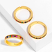 Bulk Jewelry Wholesale gold copper colored gem Rings JDC-RS-AS147 Wholesale factory from China YIWU China