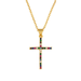 Bulk Jewelry Wholesale gold copper cross Love Pendant Necklaces JDC-NE-AS217 Wholesale factory from China YIWU China