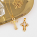 Bulk Jewelry Wholesale gold copper diamond-encrusted cross Necklaces JDC-NE-AS272 Wholesale factory from China YIWU China
