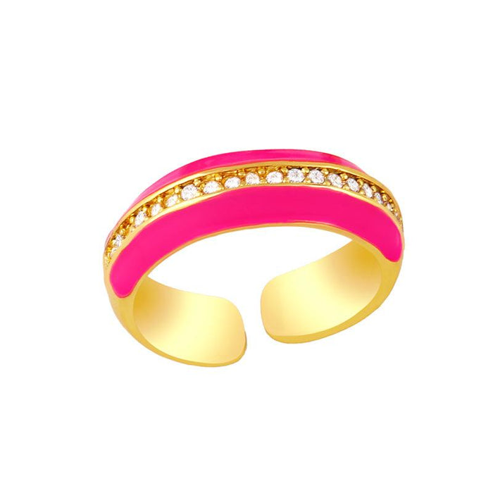 Bulk Jewelry Wholesale gold copper diamond rings JDC-RS-AS258 Wholesale factory from China YIWU China
