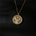 Bulk Jewelry Wholesale gold copper disc eagle necklaces JDC-NE-ag038 Wholesale factory from China YIWU China