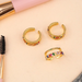 Bulk Jewelry Wholesale gold copper double-layer open ring JDC-RS-AS014 Wholesale factory from China YIWU China