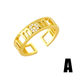 Bulk Jewelry Wholesale gold copper double-layer Rings JDC-RS-AS093 Wholesale factory from China YIWU China