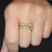 Bulk Jewelry Wholesale gold copper double opening Rings JDC-RS-AS073 Wholesale factory from China YIWU China