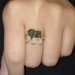 Bulk Jewelry Wholesale gold copper Elephant Rings JDC-RS-AS174 Wholesale factory from China YIWU China