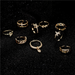 Bulk Jewelry Wholesale gold copper fish bone Rings JDC-RS-ag055 Wholesale factory from China YIWU China
