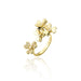 Bulk Jewelry Wholesale gold copper flower opening Rings JDC-RS-ag073 Wholesale factory from China YIWU China