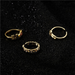 Bulk Jewelry Wholesale gold copper geometric opening Rings JDC-RS-ag040 Wholesale factory from China YIWU China