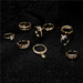 Bulk Jewelry Wholesale gold copper geometric Rings JDC-RS-ag039 Wholesale factory from China YIWU China