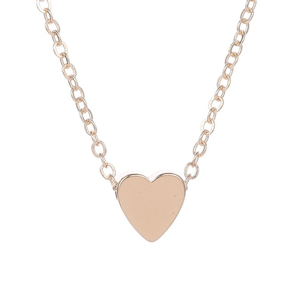 Bulk Jewelry Wholesale gold copper heart necklace JDC-NE-D652 Wholesale factory from China YIWU China