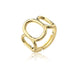 Bulk Jewelry Wholesale gold copper hollow Rings JDC-RS-ag087 Wholesale factory from China YIWU China