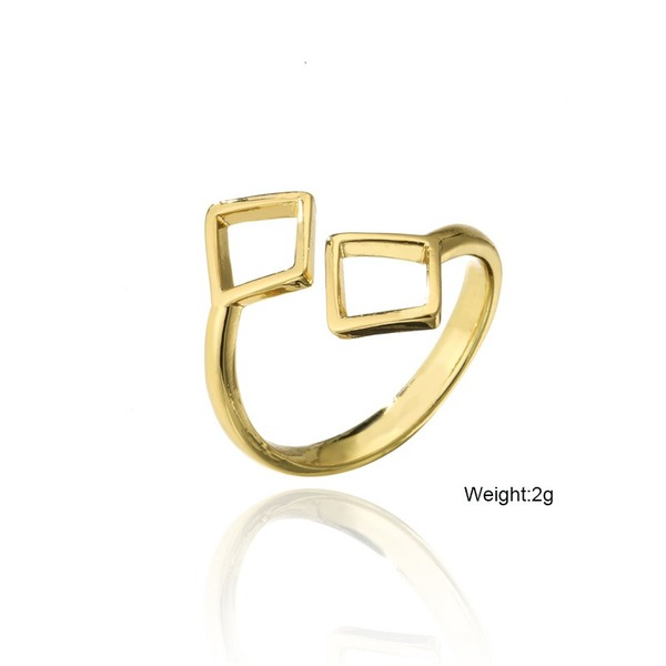 Bulk Jewelry Wholesale gold copper irregular Rings JDC-RS-ag113 Wholesale factory from China YIWU China